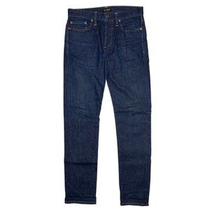 Flint & Tinder Men's Dark Wash Blue Jeans Slim Fit USA Made Button Fly 30 X 32